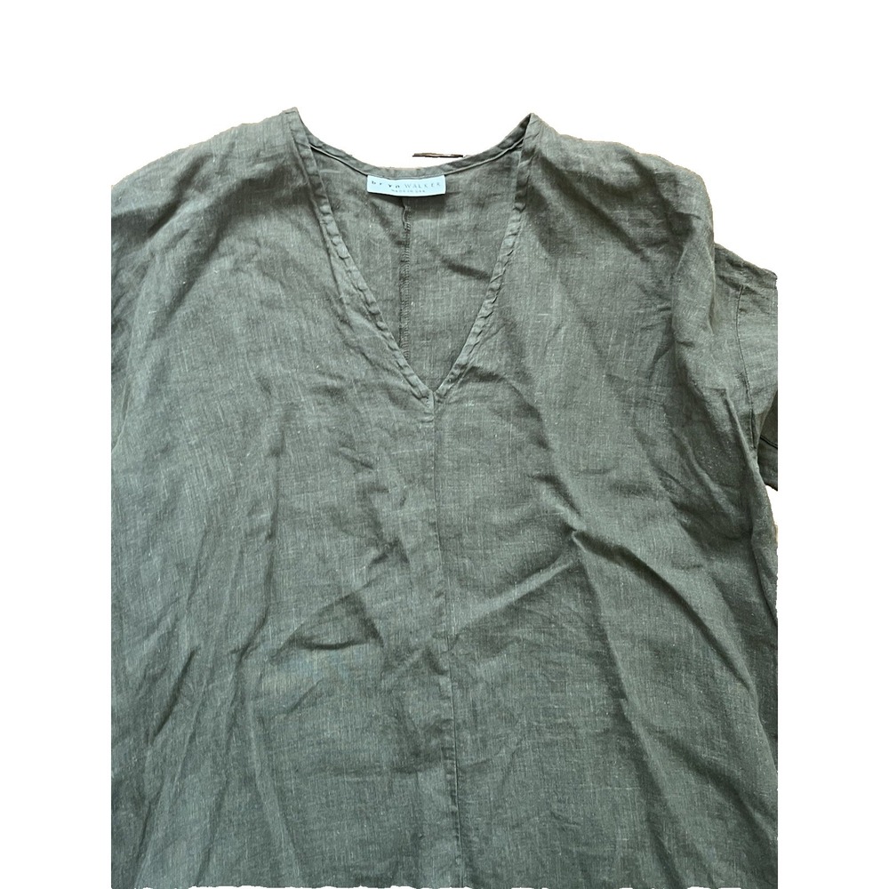 Bryn‎ Walker Bingley Tunic Dress 100% Linen Lagenlook Beach Oversized, Size XXS - Picture 2 of 7